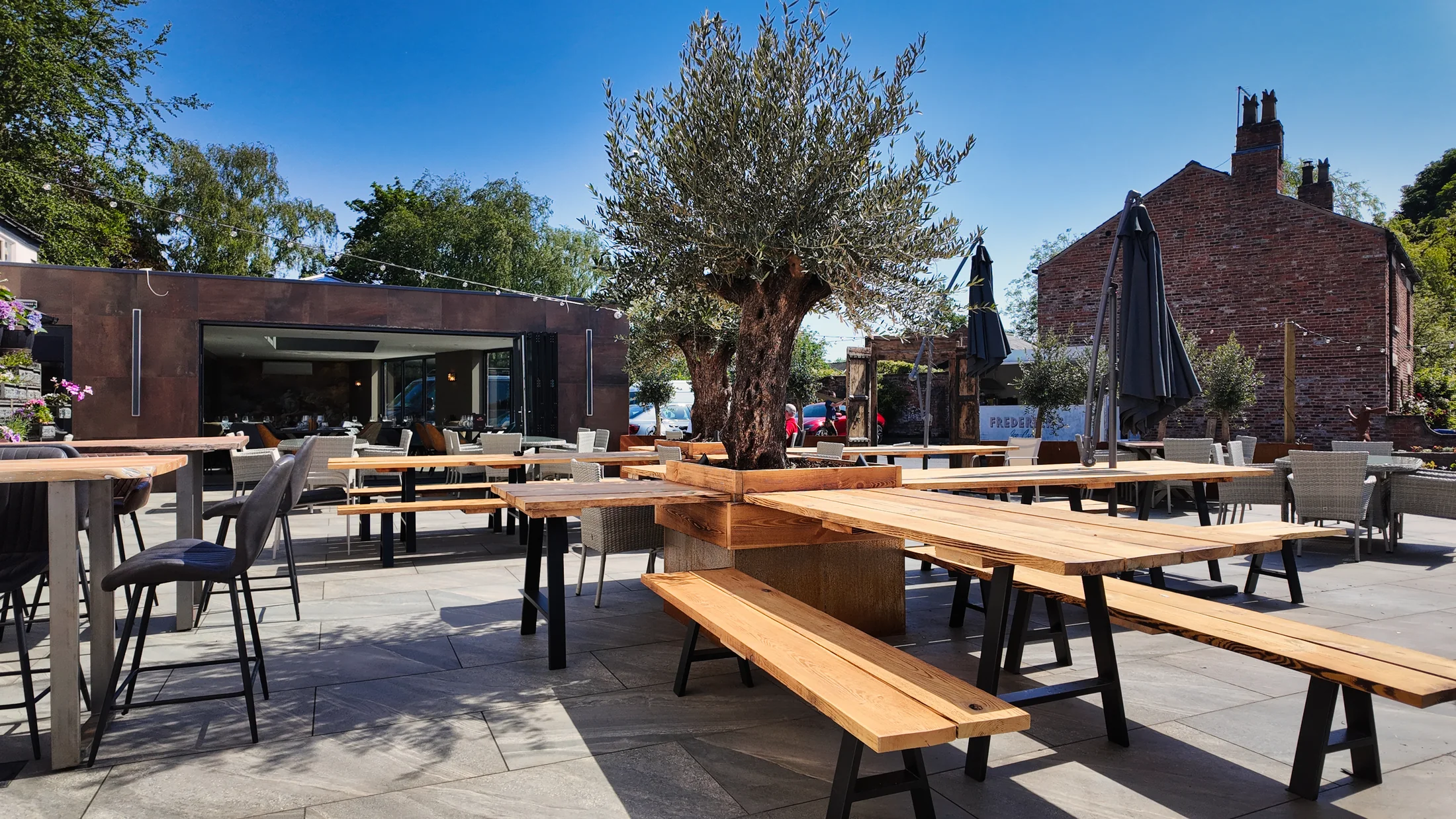 The Black Rabbit terrace